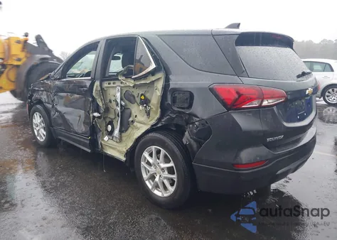 2022 Chevrolet Equinox Fwd Lt из США, поврежденный, VIN 3GNAXKEV4NS230440